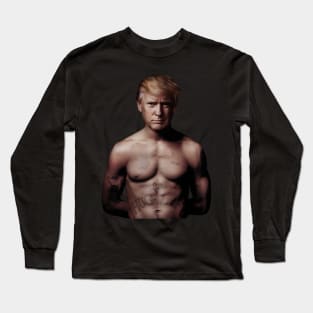 Trump Thug Life Coloring Long Sleeve T-Shirt